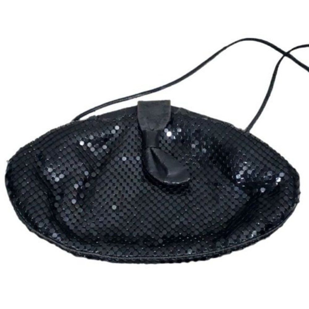 Vintage 60's Lyrella Black Mesh Shoulder Bag